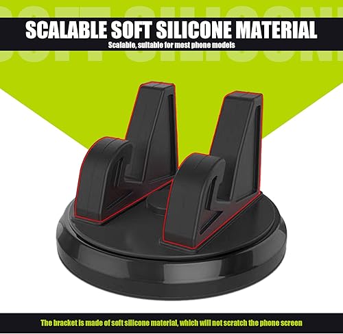 Miniatura 3 de Flygun 1 soporte para teléfono móvil para tablero de automóvil, soporte giratorio de 360, soporte antideslizante para consola central de navegación