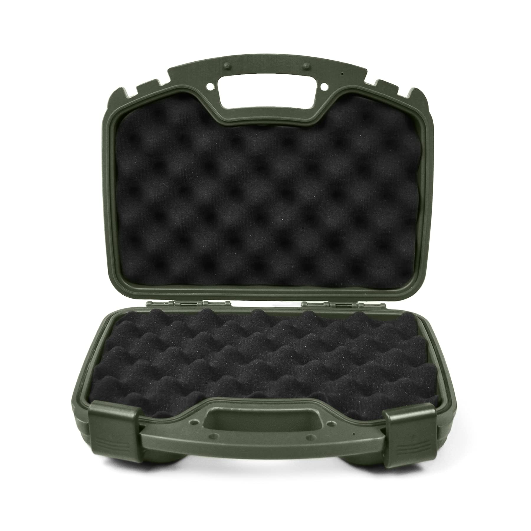 GUGULUZA Waffenkoffer für Pistolen mit Schaumstoffeinsatz, Abschließbar Wasserdicht Pistolenkoffer, 33.5 × 27 × 8.7 cm
