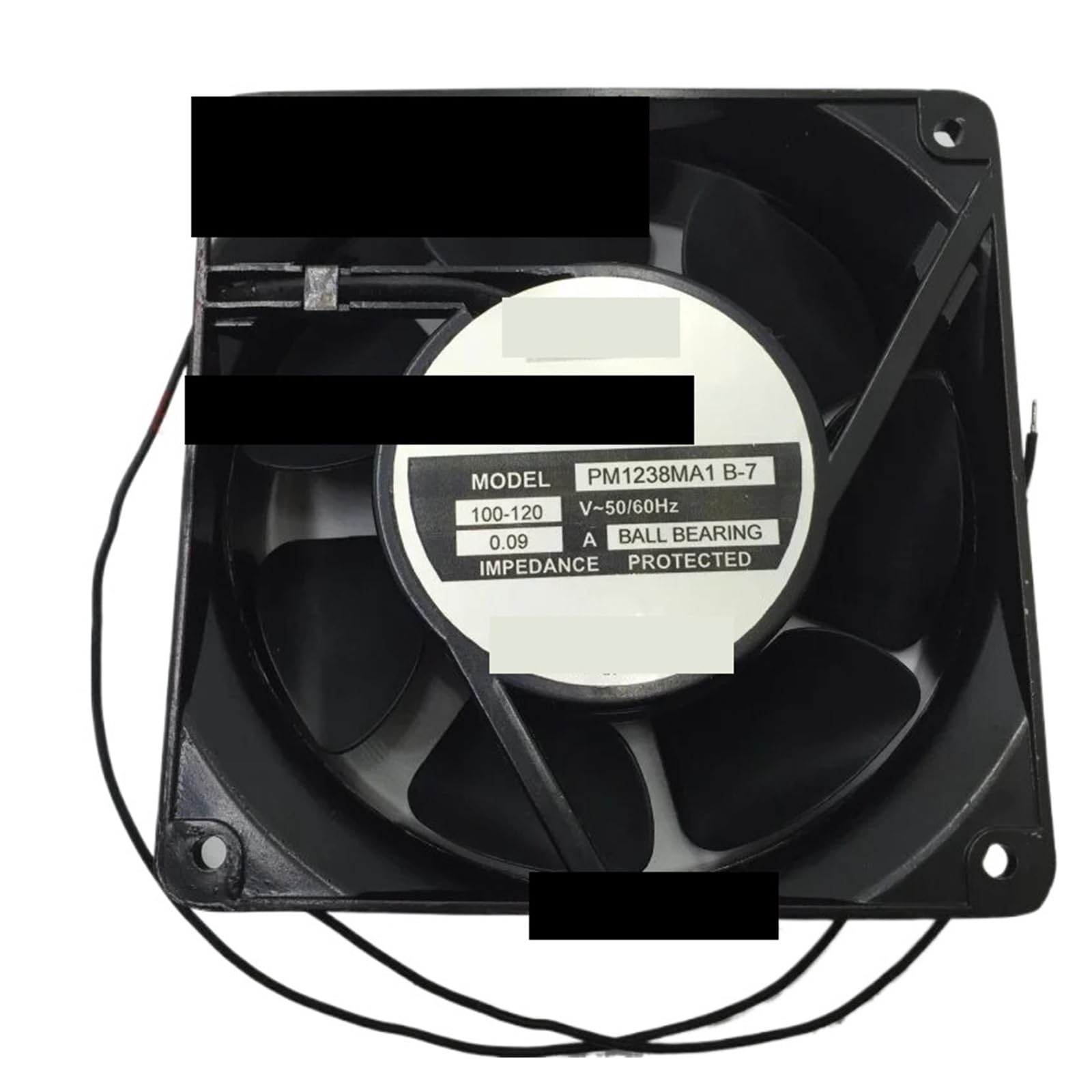 Ventilateur de refroidissement ca 12038 PM1238MA1 B-7 100-120V 0.09A pour boîtier