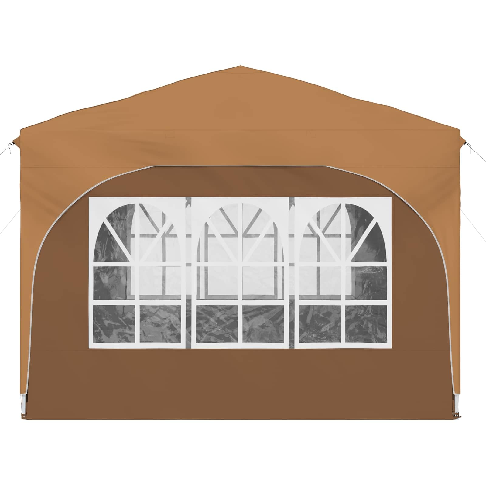 Zasłona Pop Up 290 x 290 x 245 cm beżowa z 4 ściankami
