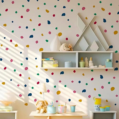 Miniatura 13 de QUCHENG Calcomanías de pared de animales, decoración de pared de mariposa bohemia para niñas, calcomanías extraíbles para niños, calcomanías de multi