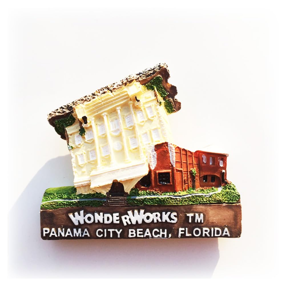 Panama City Beach Florida Usa Upside Down House Magnet Kitchen Fridge Decorated Magnet
