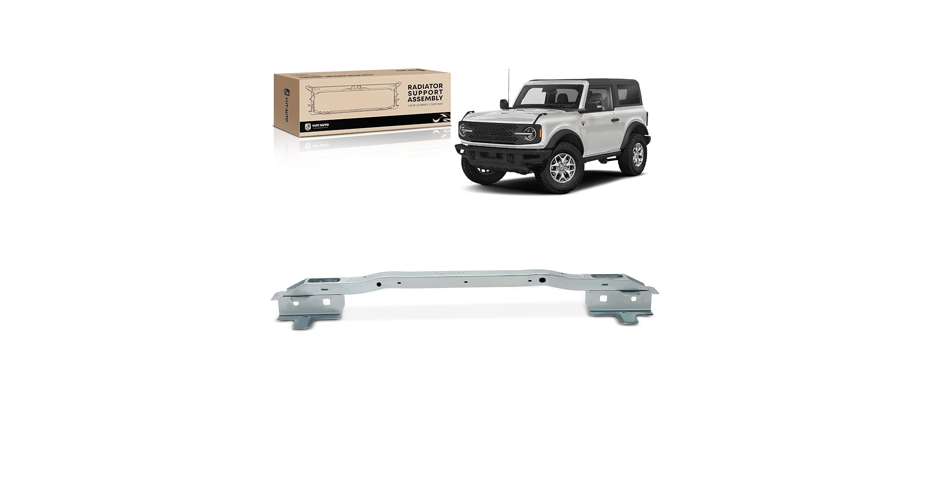 Toa Amazon.com: YHTAUTO Upper Radiator Support Tie Bar