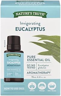 Nature's Truth Essential Oil, 100% Pure Eucalyptus Oil, Pure and Plant-Based, Massage Oil, Aromatherapy or For Bath/Showe...