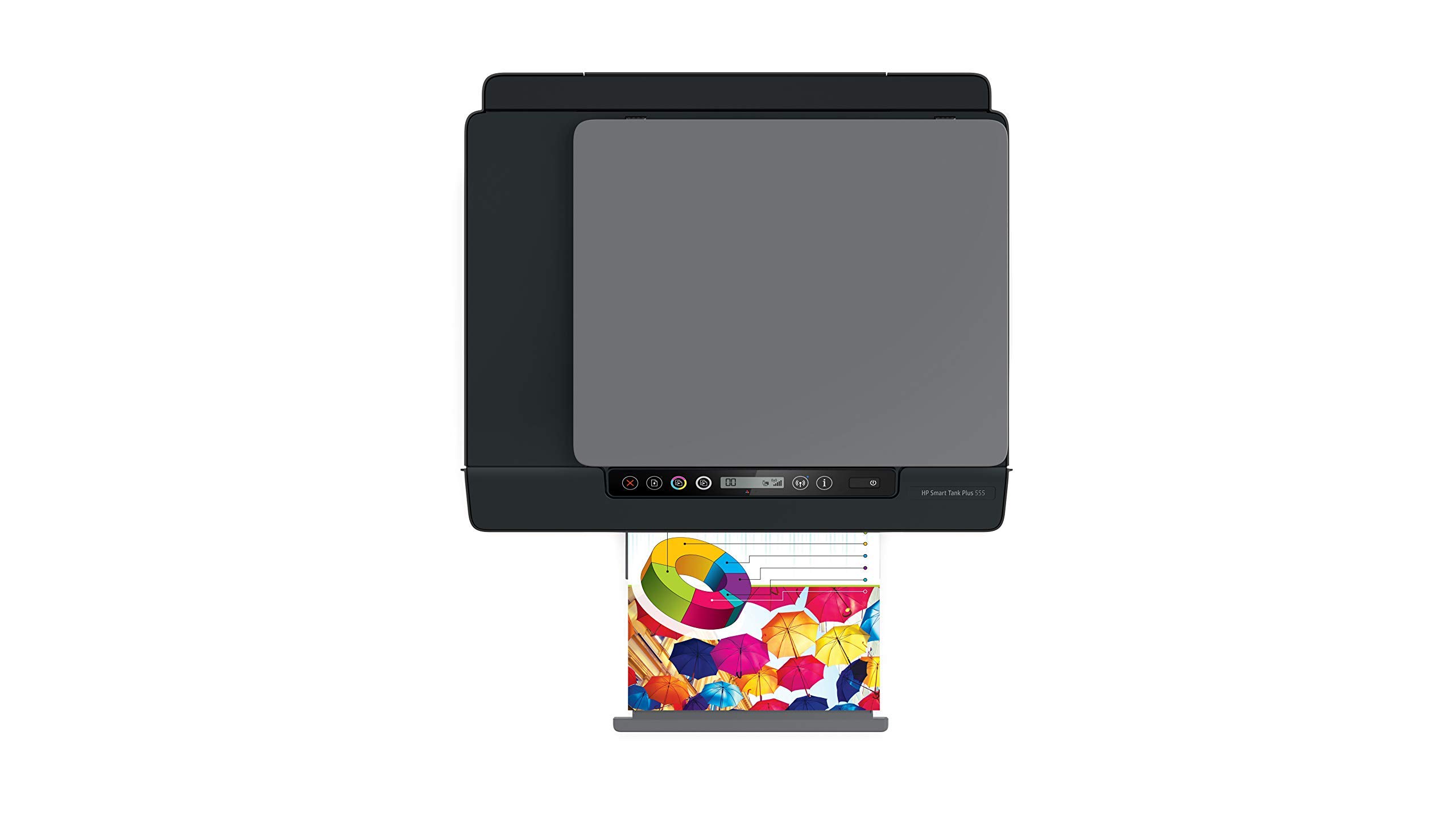 HP Smart Tank Plus 555 3-in-1 Multifunktionsdrucker (WLAN; Mobiles Drucken) – 3 Jahre Tinte inklusive, 3 Jahre Garantie, großer Tintentank, hohe Reichweite, Drucken in hoher Qualität