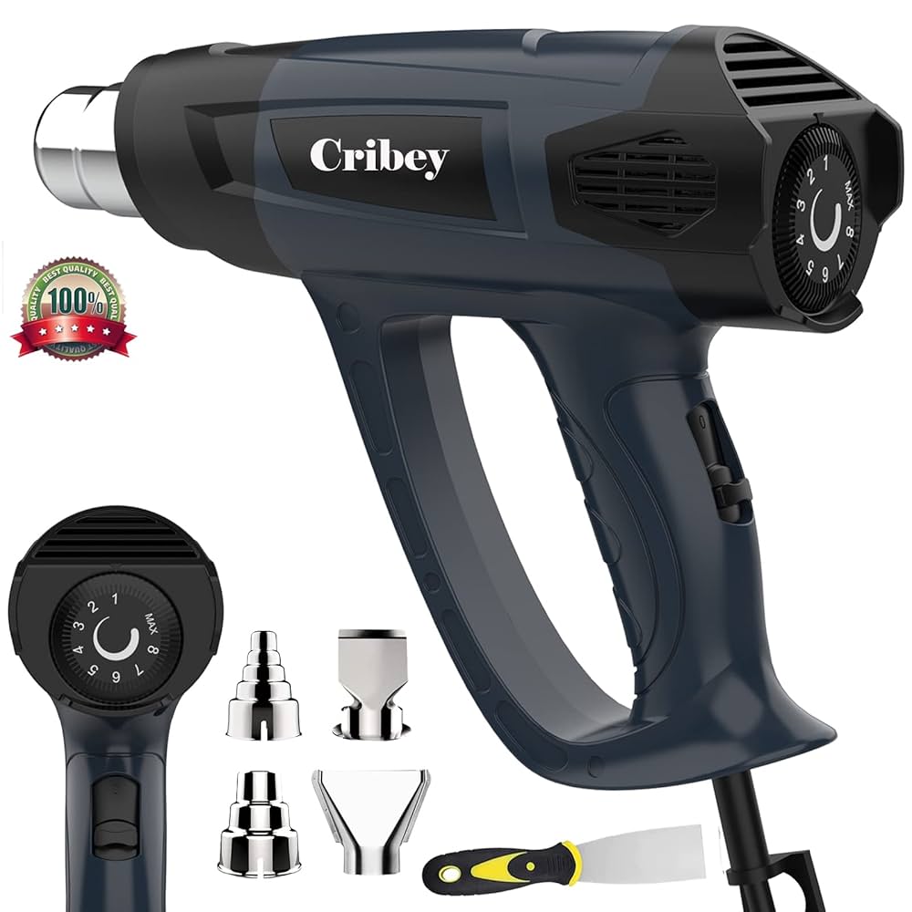 1400W工業用ヒートガン2段階風速 無段階調温可能 50~600度