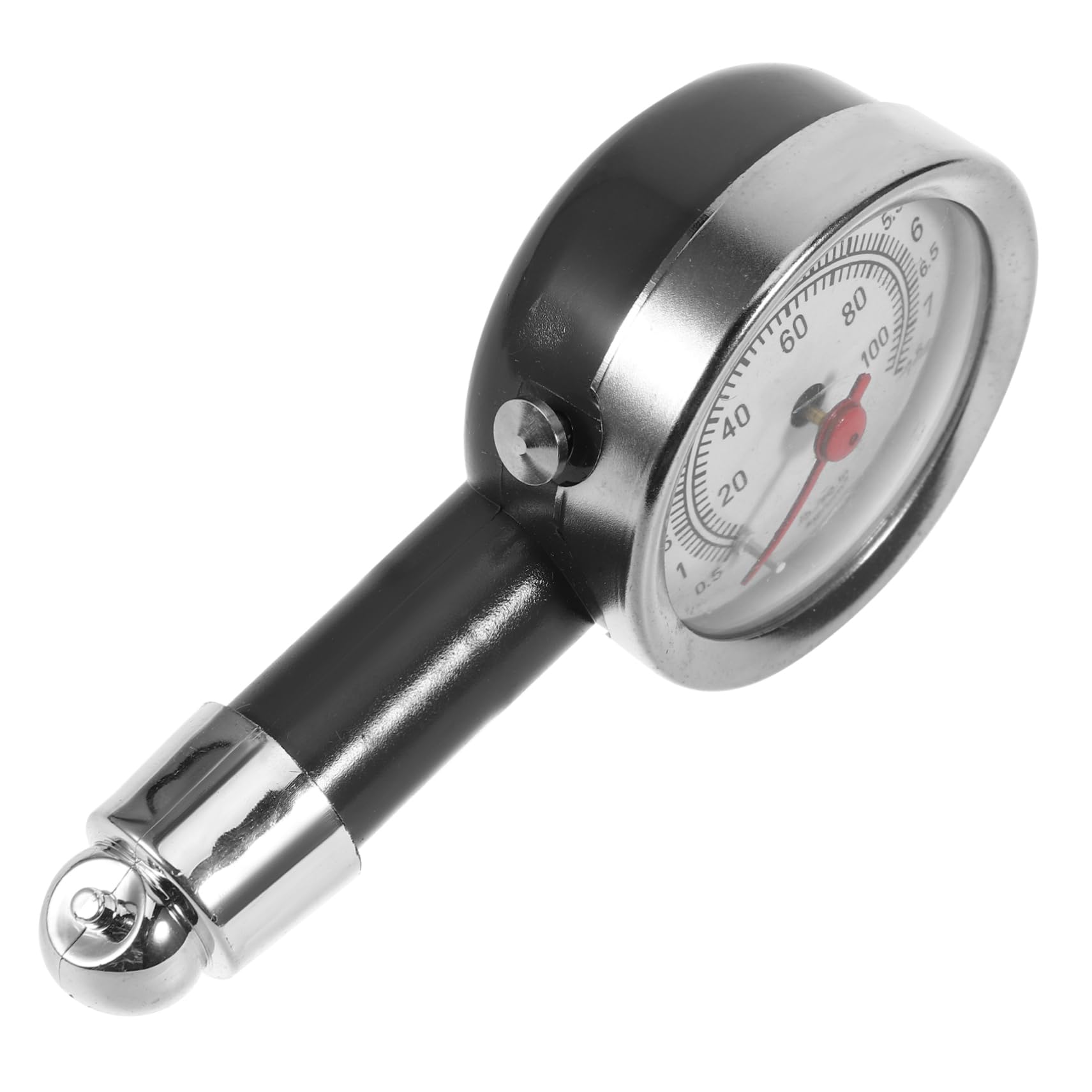 Zerodeko 5 Pezzi Monitoraggio Della Pressione Dei Pneumatici Auto Portatile Controllo Manometro Misura Checker a Pressione Dei Pneumatici Plastica Nero