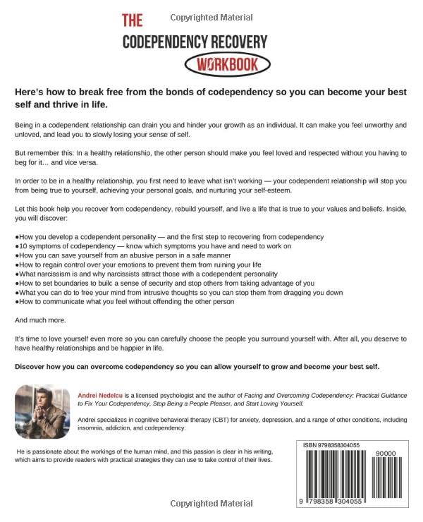 The Codependency Recovery Workbook: A12-Week Master Plan to Stop Being Codependent and Start Loving Yourself (Breaking Free from Toxic Relationships) - Image 2