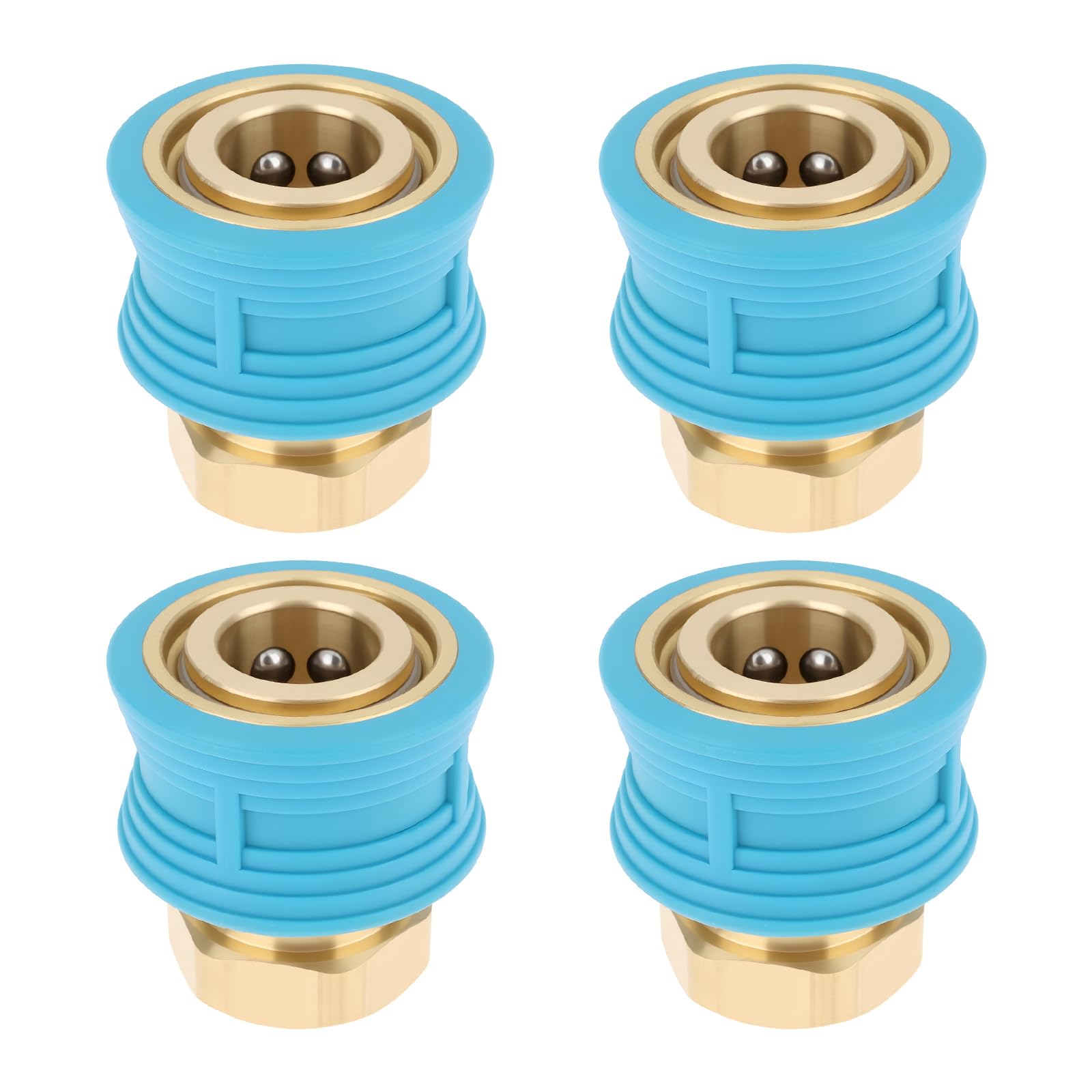 Adaptateur G1/4 femelle 11,6 mm lot de 4 raccords en laiton 4000 PSI pour nettoyeur