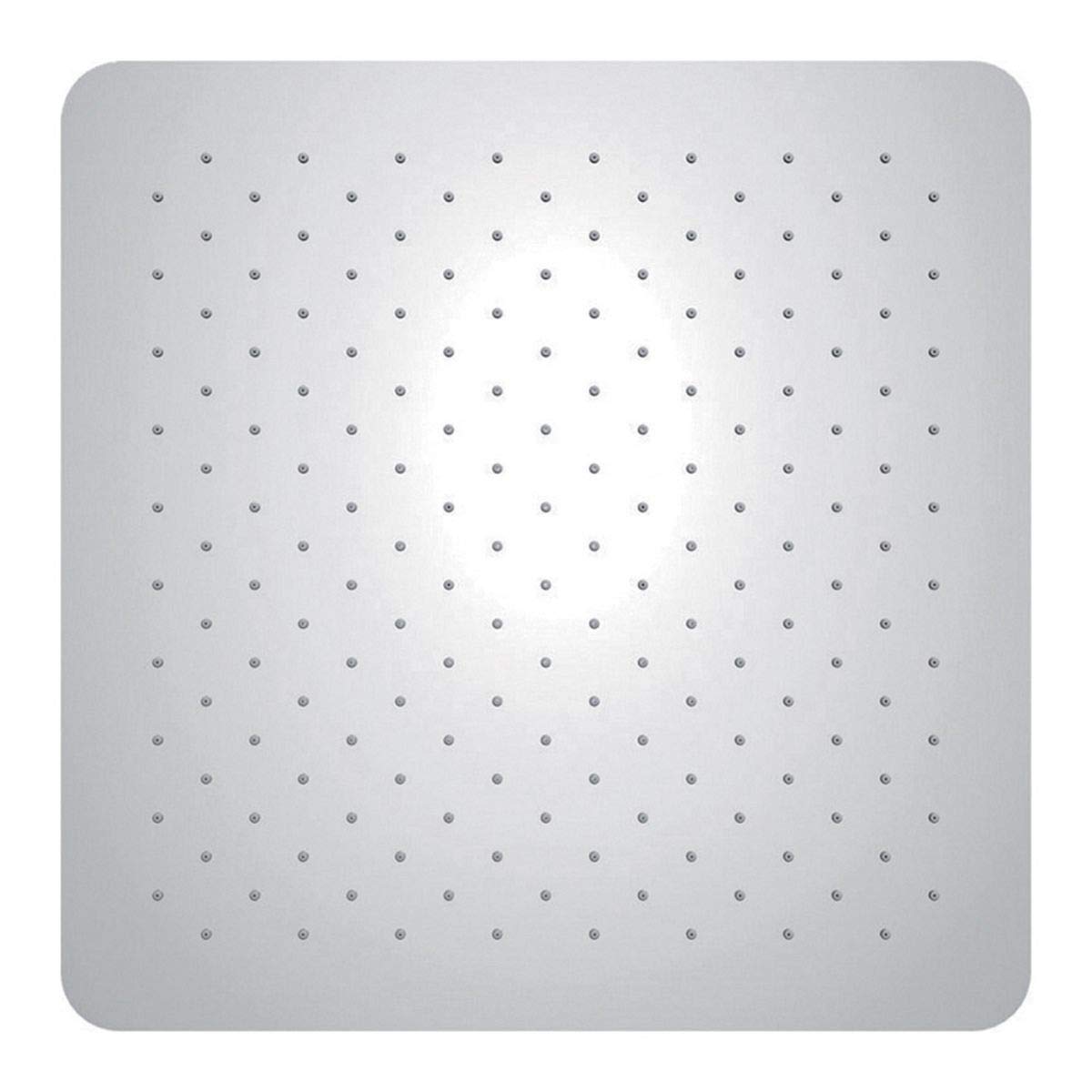 Soffione anticalcare in acciaio inox 300x300mm ultrapiatto