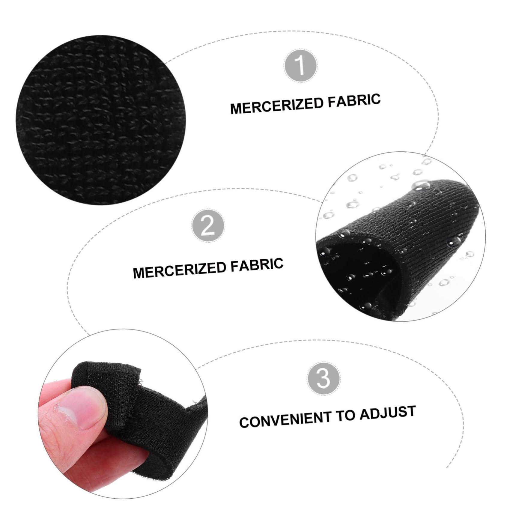 GALPADA 2sets Professional Fishing Rod Straps Belts Ties for Rods Accessories Stretchy Pole Holders 2pcs*2