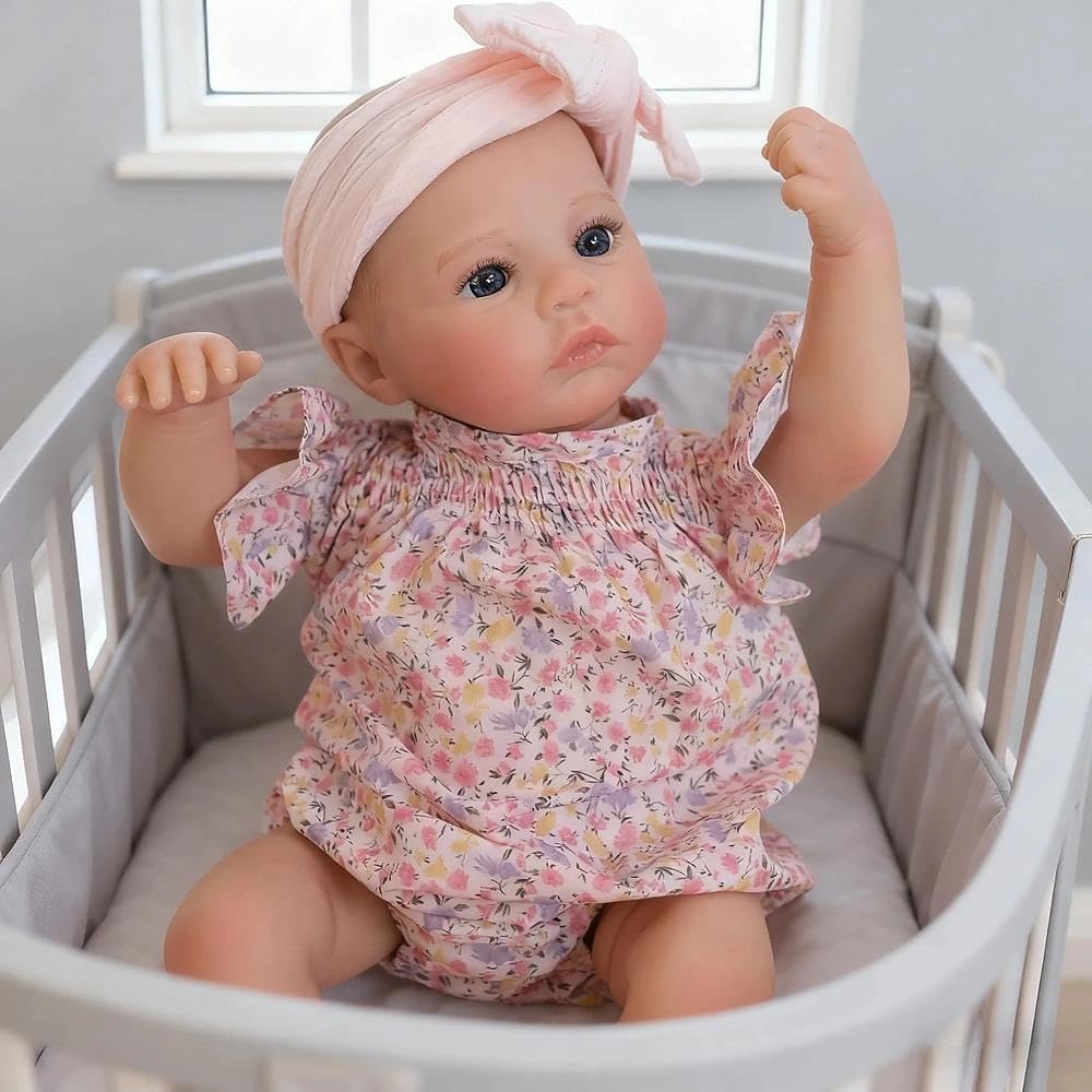 48 cm Reborn Baby Dolls silikonowe pełne ciało dziewczyna winyl Reborn Baby Dolls Girls Realistyczne Reborn Baby Dolls Realistyczne Anatomicznie poprawne, wyglądają jak prawdziwe niemowlęta