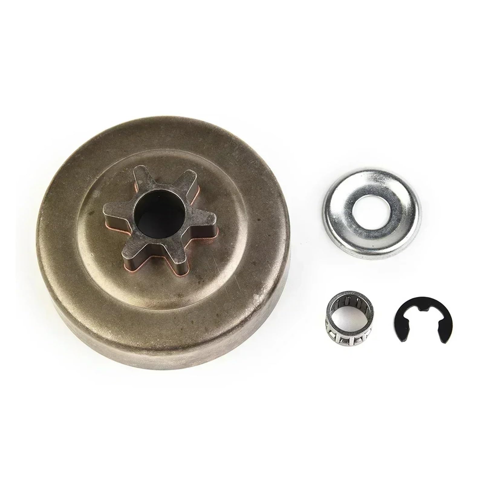 Tambor de embrague de alta resistencia con kit de arandela de piñón para MS 230 y MS 251