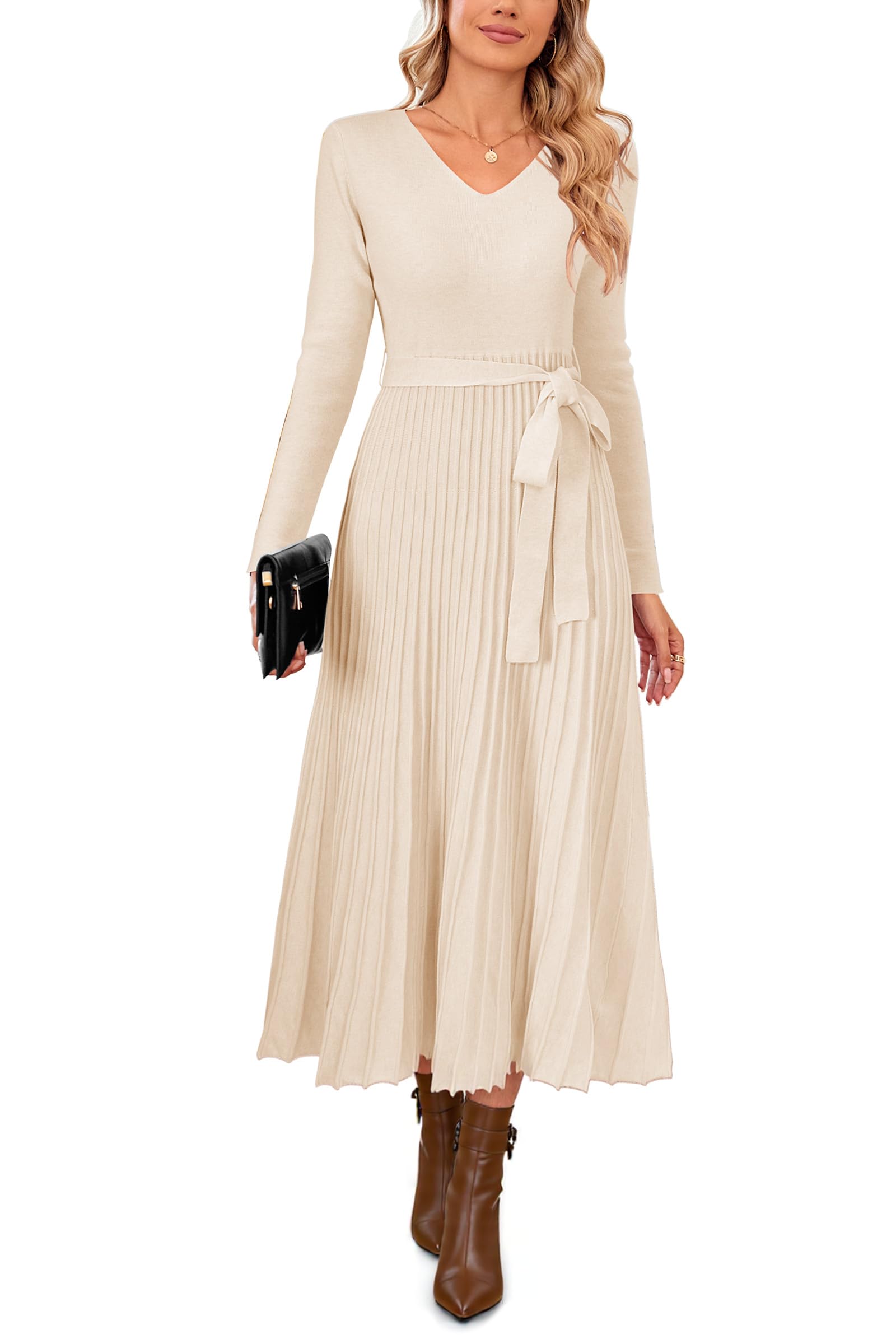 Arach&Cloz Wool Blend Dress