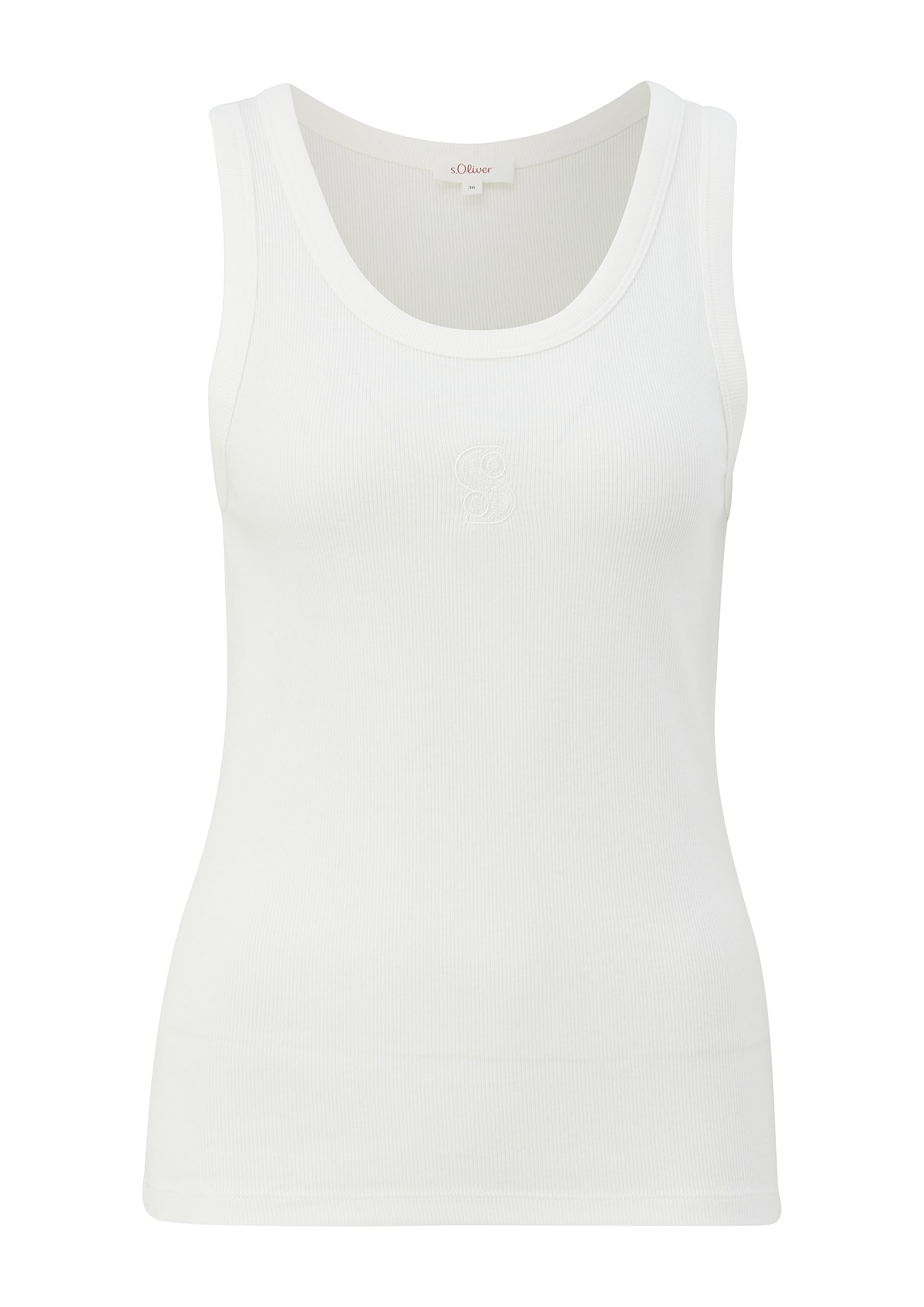 s.Oliver Women's 2136184 T-Shirt, White, 14