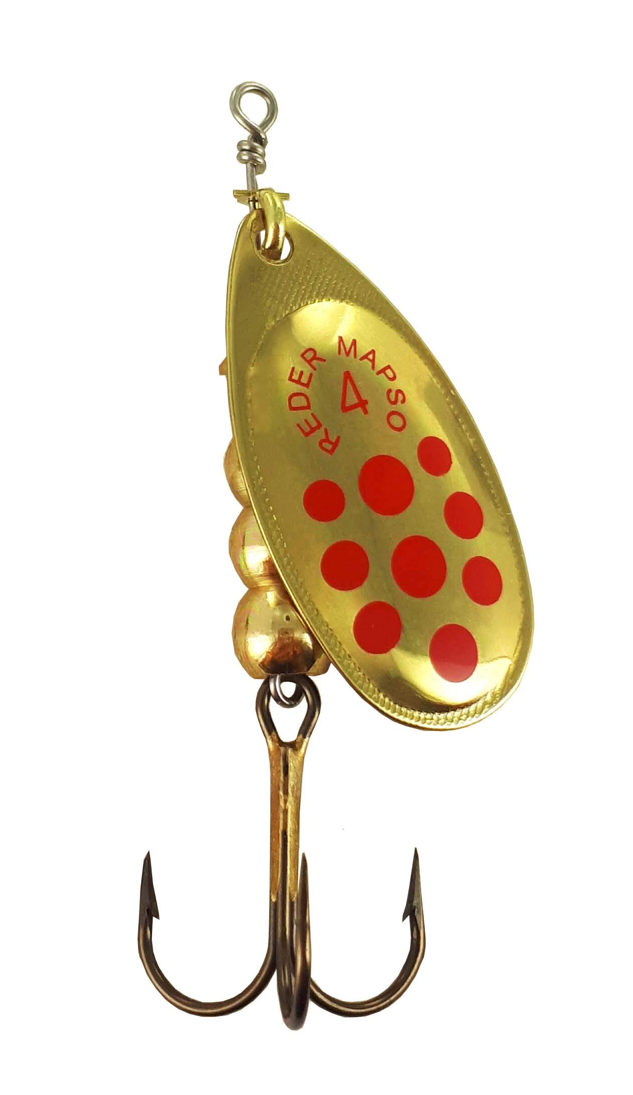 Señuelo De Pesca MAPSO Deva – 7 Gramos, 85 Mm, Con Pompón Rojo, Para Aguas Rápidas
