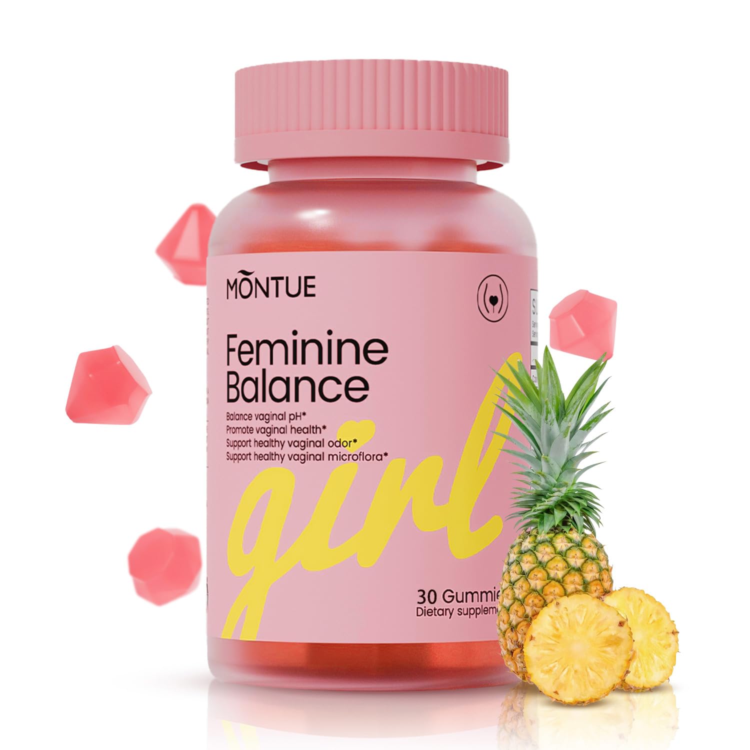 NUTRAJOY Suplemento para Saúde Íntima com Bacillus coagulans, 30 gomas