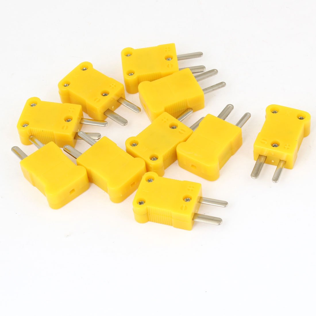 Boîtier femelle pour thermocouple 22mm jaune 10pcs connecteur