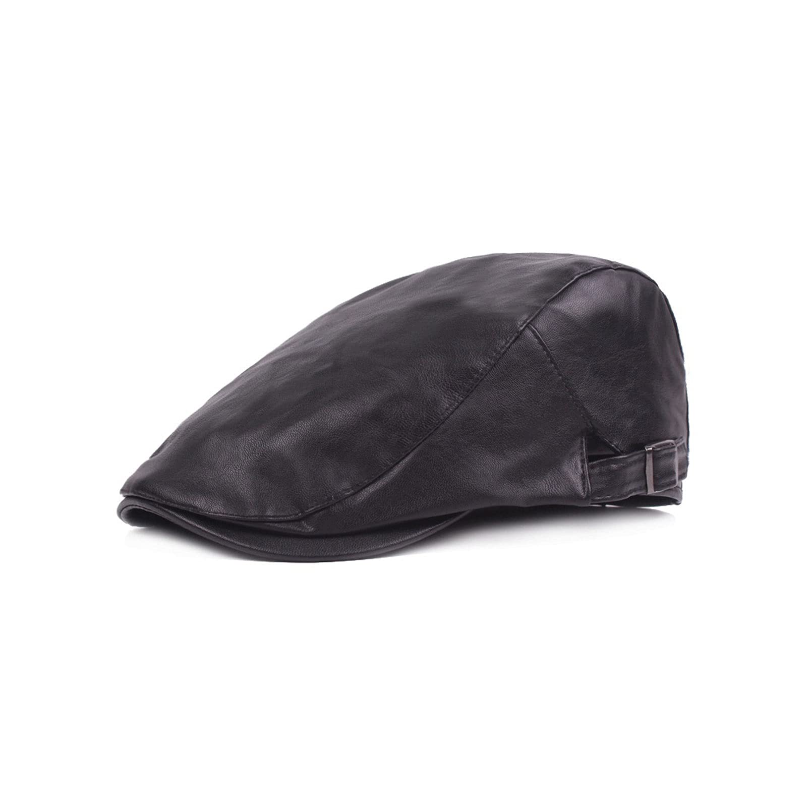 YOFABYOFAB Women's Berets， Men's Leather Cap Hat Beret Hats Men Beret Vintage Herringbone Spring Flat Peaked Hats Beret Man