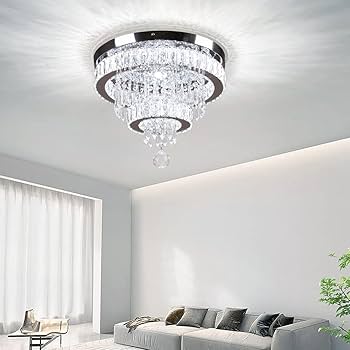 【新品未開封】「Chandelier」 Novelbright A1A9 Modern Crystal Chandelier Lighting, Clear K9 Glass