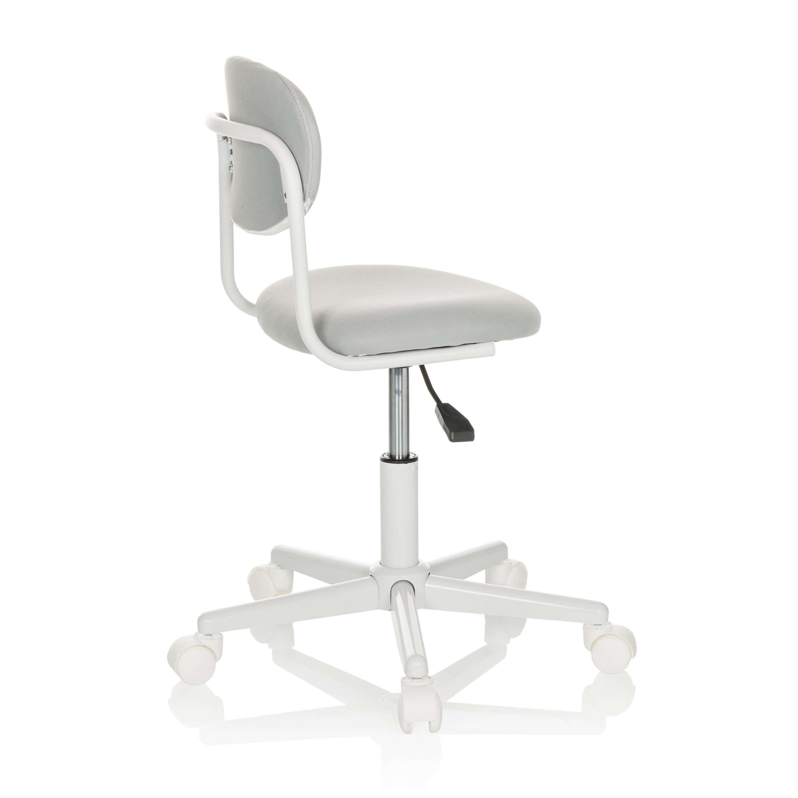 Chaise pivotante pour des enfants - hjh OFFICE - KID QB - Noir