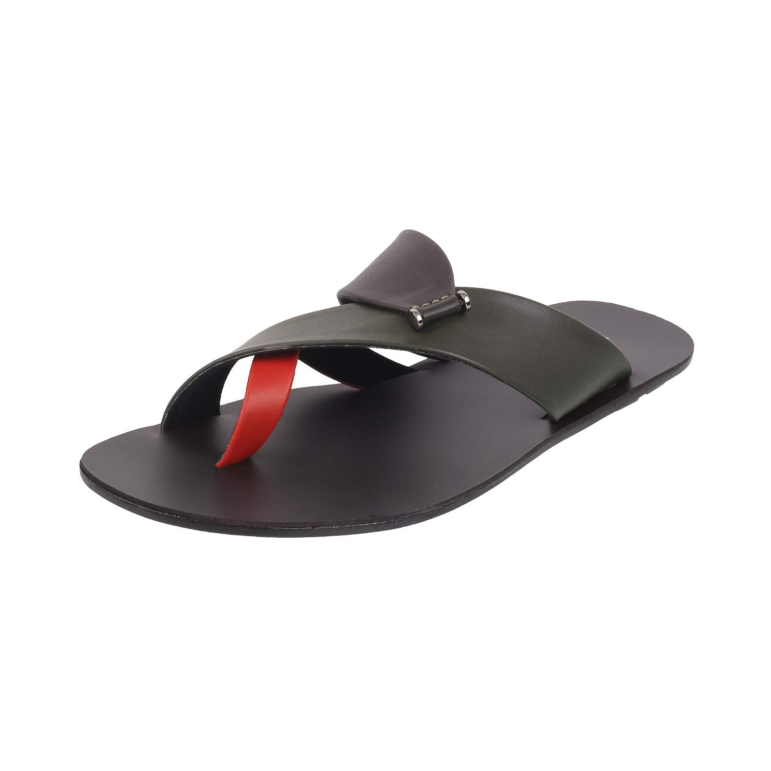Metro Men Black Mult Leather Men Chappals (16-9788-53-43) Size (9 UK/India (43EU)) (B084ZH63K1) Amazon Price History, Amazon Price Tracker