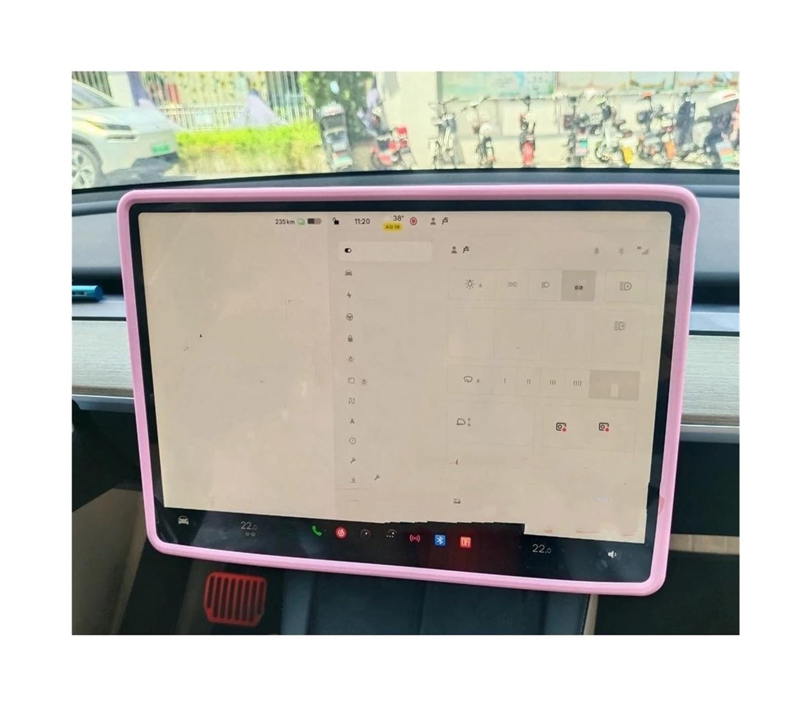 Rahmenschutz Für Tesla Für Model 3 Y Display