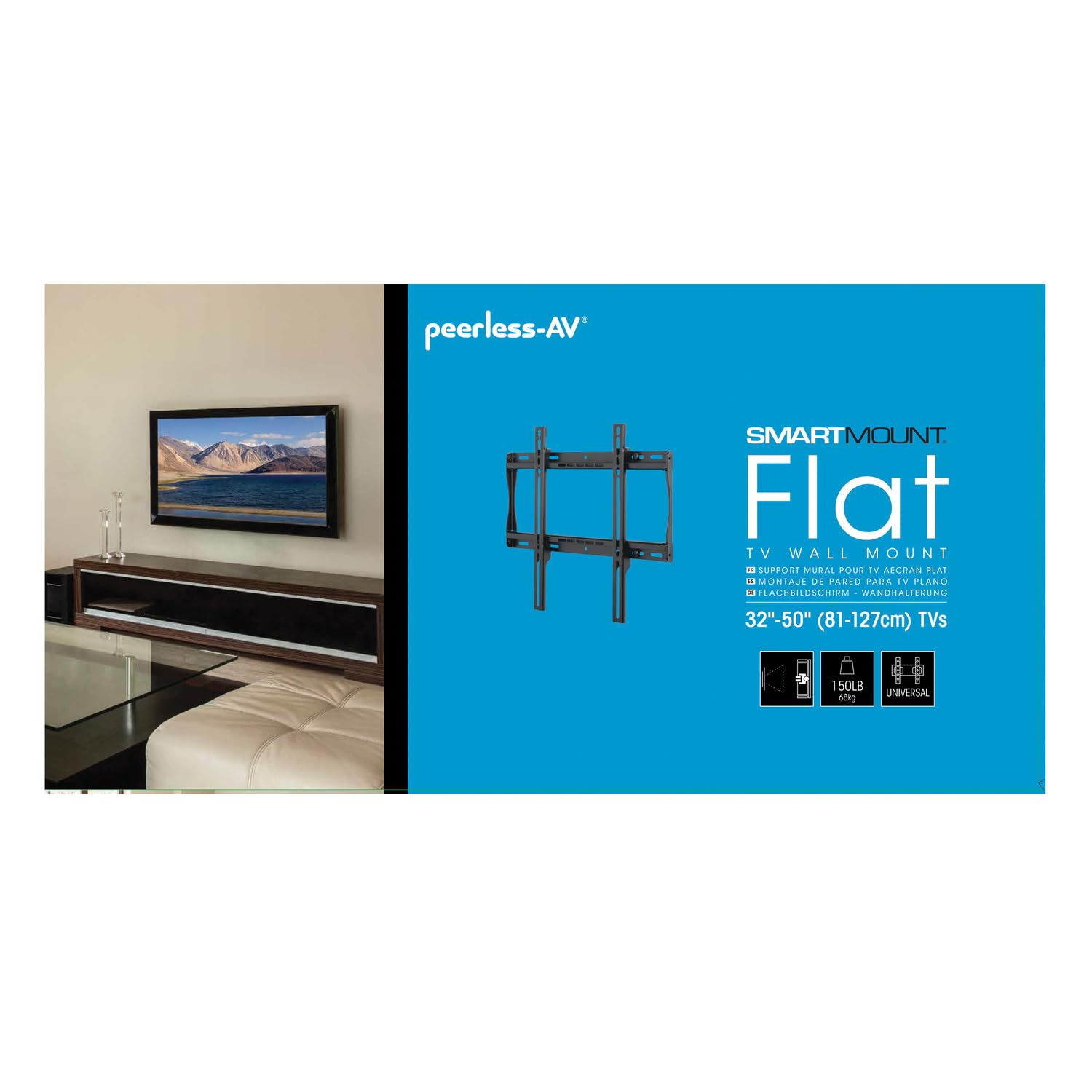 その他 Peerless SmartMount Universal Tilt Wall Mount ST640 - Mounting kit ( bracket, tilt wall plate, security fasteners ) for LCD display - b Peerless SmartMount Universal Tilt Wall Mount | ST640 | Peerless-AV