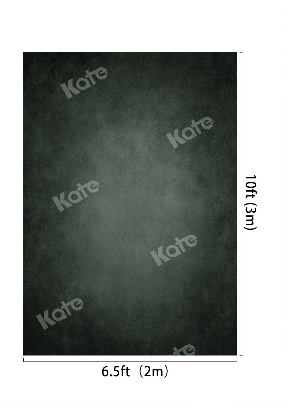 Flаѕh Sаlе Kate 6.5×10ft Black Backdrop Portrait Background Abstract Photo Backdrop Photography Studio Props for Photographer Headshots