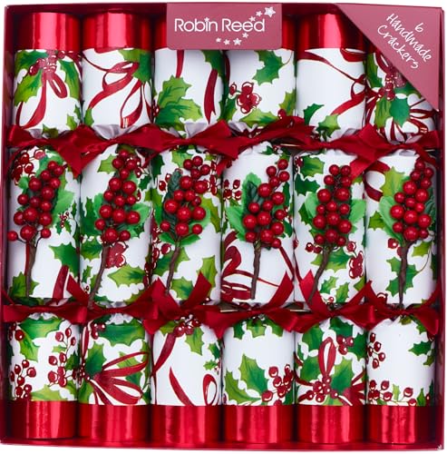 Christmas Crackers 6 x 12 Winter Berry Tradition by Robin Reed.