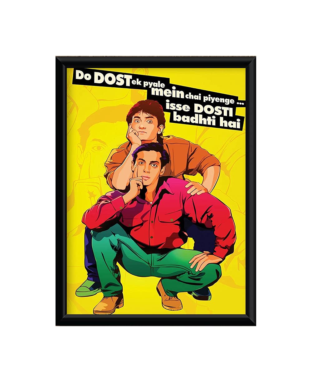 Advance Hotline Andaz Apna Apna Wall Poster (With PVC Frame)