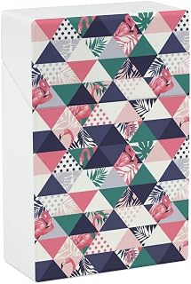 Exotic Trendy Beach Pattern Cigarette Case Smoking Box Pocket Holder Lightweight Match Coin Pouch for Men Women