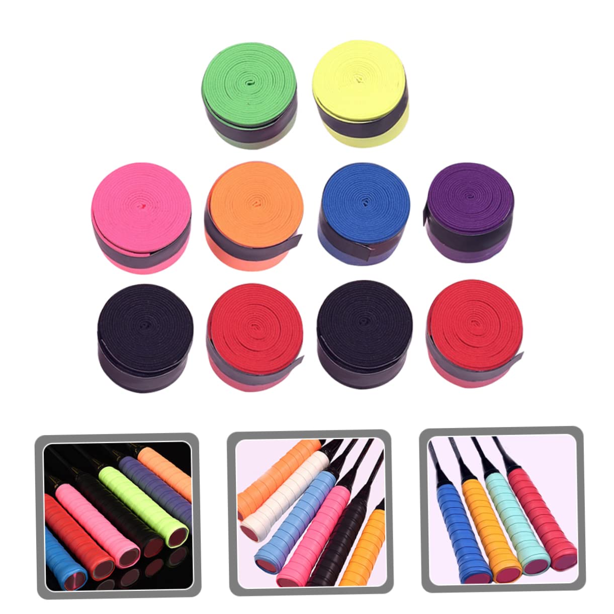 40 Di Presa Della Racchetta Pickleball Overgrip Badminton Grip Tape Badminton Overgrip Tennis Tape Tennis Overgrip Grip Tape Maniglia Grip Tape Overgrip Per Pickleball