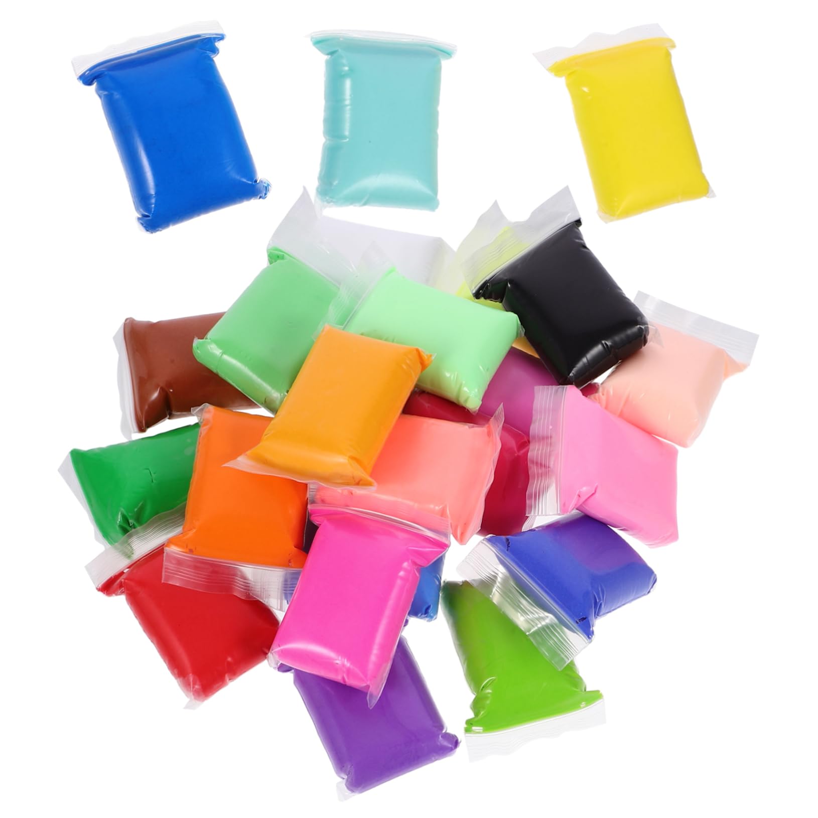 HEMOTON 120 paquetes Kit de Arcilla para Manualidades DIY con Colores Moldeable Ligera y para Creatividad y Artísticos
