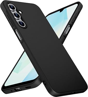 X-level for Samsung Galaxy A16 5G Case Slim Fit Super Soft TPU Light Phone Cover with Non Slip Matte Finish Coating Back Ultra-Thin Protective Shockproof Case for Galaxy A16 5G, Black