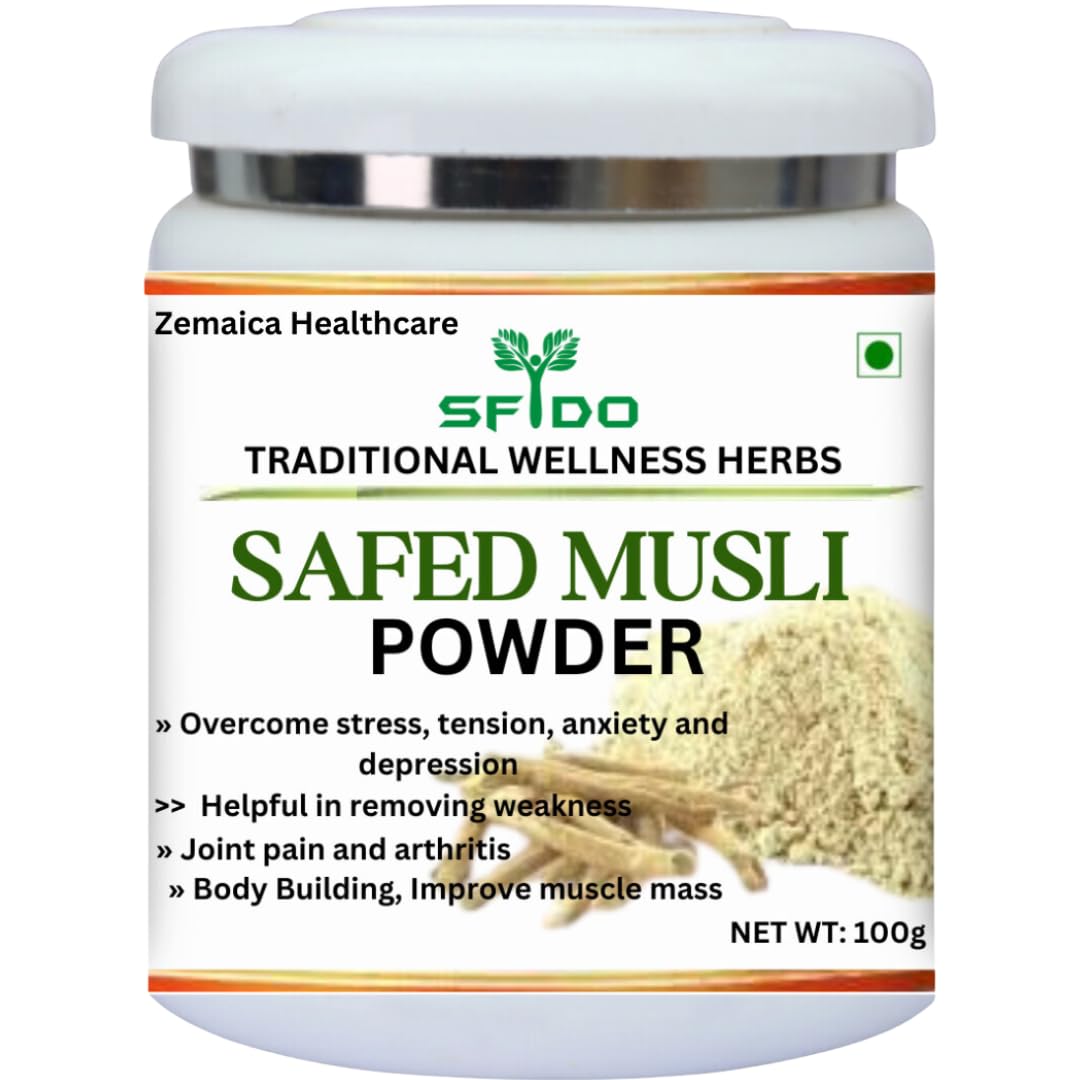 Sfido Safed Musli | Root Powder Supports Vigor & Vitality (100 g) (B0D1CHW9WS) Amazon Price History, Amazon Price Tracker