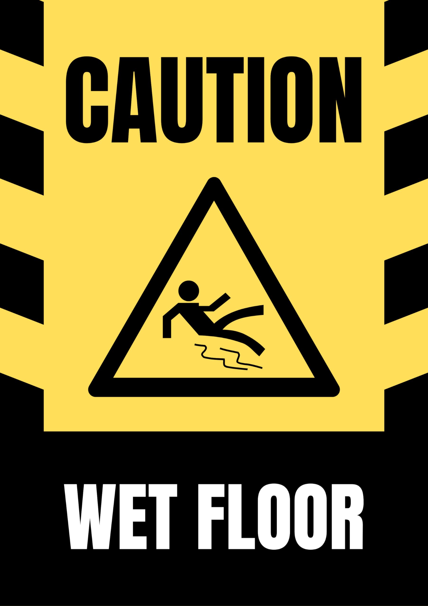Caution Wet Floor| Waterproof Sticker (B0CXF1Y495) Amazon Price History, Amazon Price Tracker