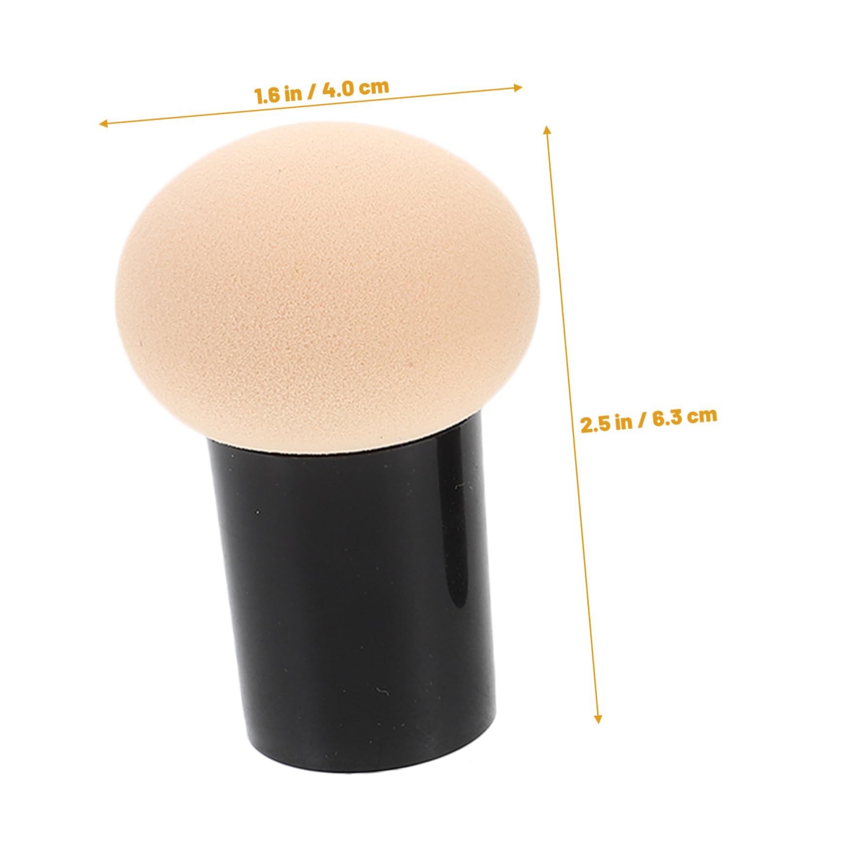 Angoily 2pcs Beauty Sponge Makeup Puff Pad Round for Dry Wet Use Girl Makeup Tool