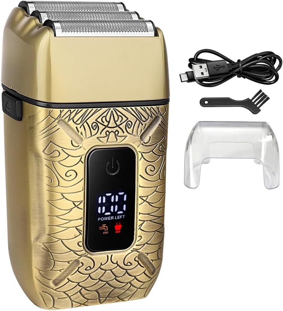 Men's Shaver, Professional Shaver Electric Razor Portable Shaving Machine Mini Beard Trimmer Razor Reciprocating Shaver for Men