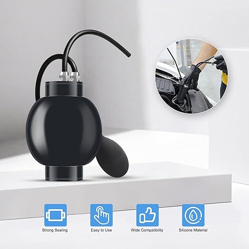 Miniatura 6 de Adaptador universal de admisión rápida con vejiga expandible sellada de alta resistencia, detector de fugas de combustible para vehículos de 12 V
