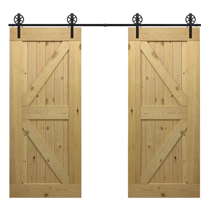 Buy 11FT/335cm Vintage Sliding Barn Wood Door Closet Hardware Track Kit