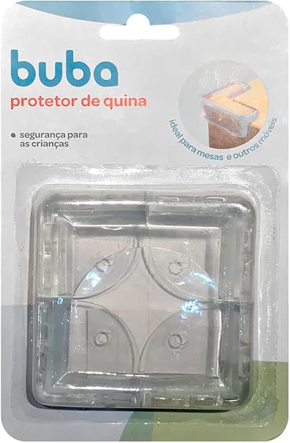Protetor De Quina 4 Unidades, Buba, Branco