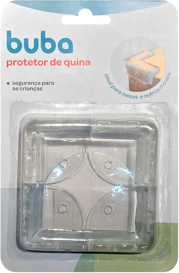 Buba Protetor De Quina 4 Unidades Branco