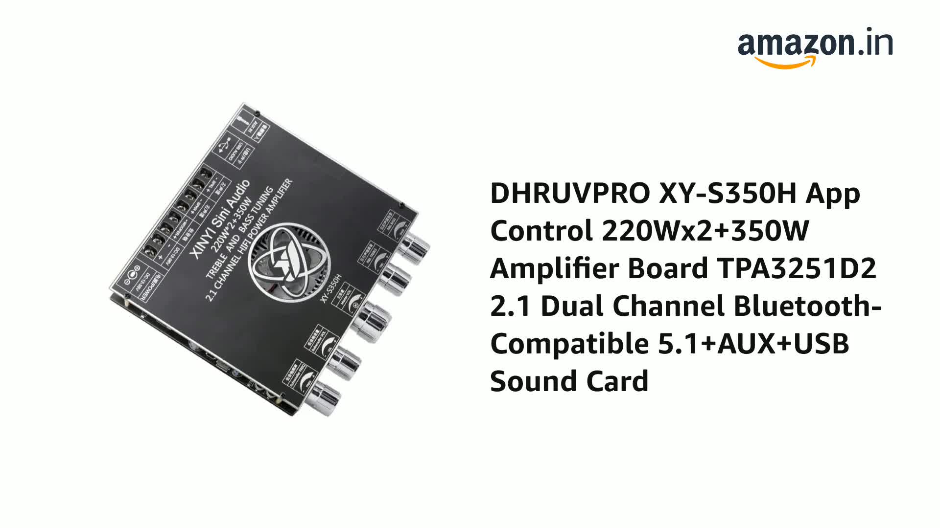XY S350H Scheda Amplificatore di Potenza a 2.1 con Subwoofer 220Wx2