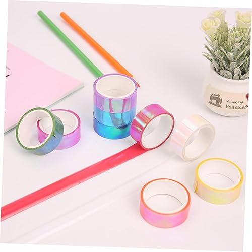 Miniatura 9 de COHEALI Cinta adhesiva de color de cinta colorida, cinta adhesiva de Goon, cinta adhesiva colorida, cinta adhesiva de color, cinta impermeable a