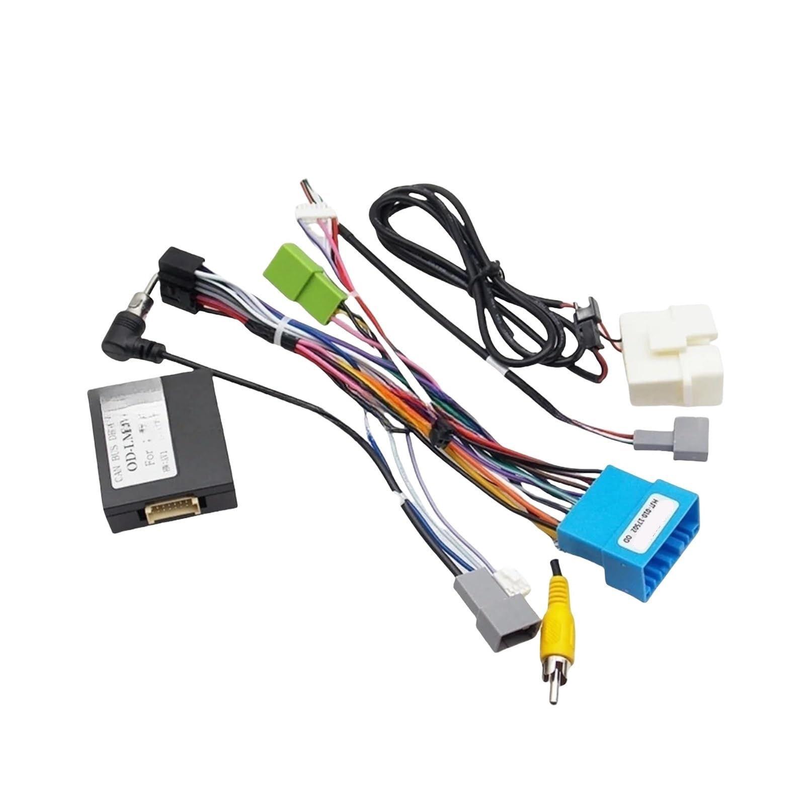 16 Pin Power Connector With Speaker Cable Canbus Box Compatible for SUZUKI Jimny High Version Android 2 Din GPS Radio Car