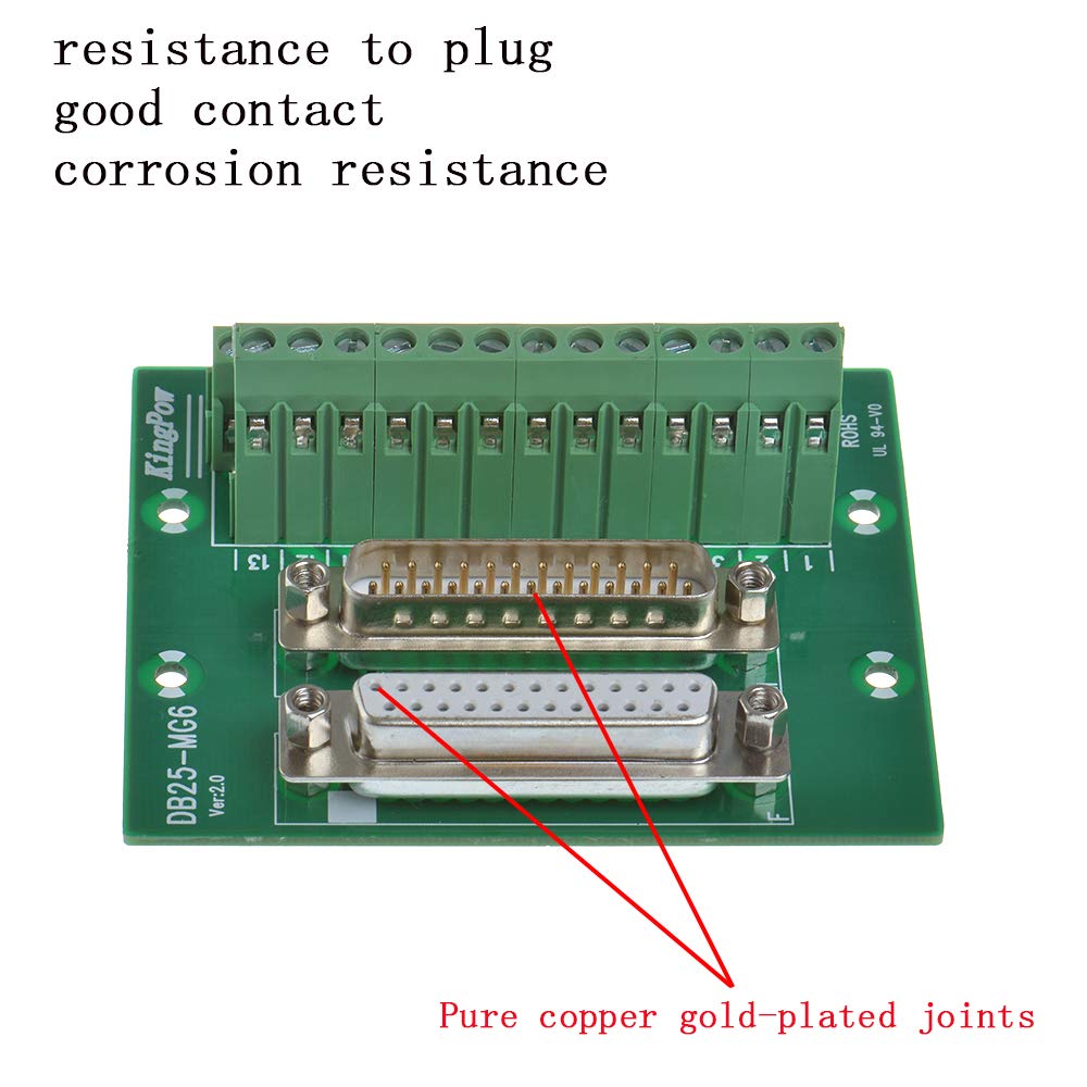 Amazon.com: Molence DB25 Solderless Male Female Header
