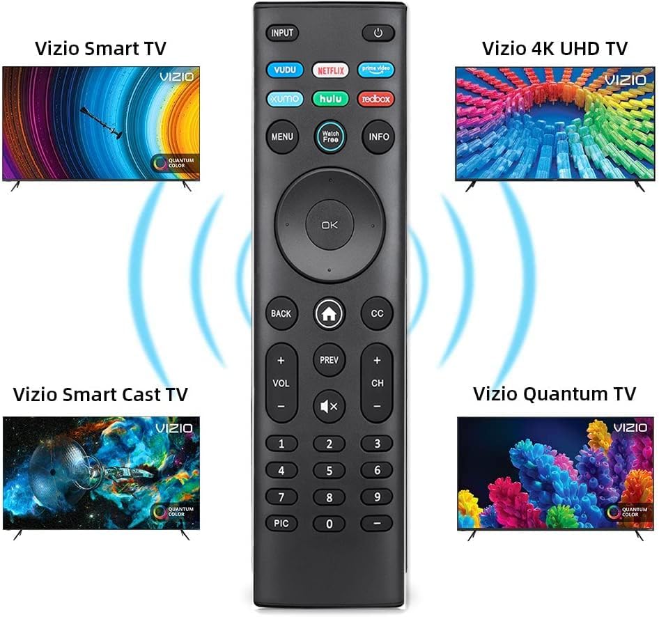 Miniatura 3 de Control remoto universal para todos los televisores inteligentes VIZIO LED LCD HD 4K UHD HDR, control remoto Vizio con teclas