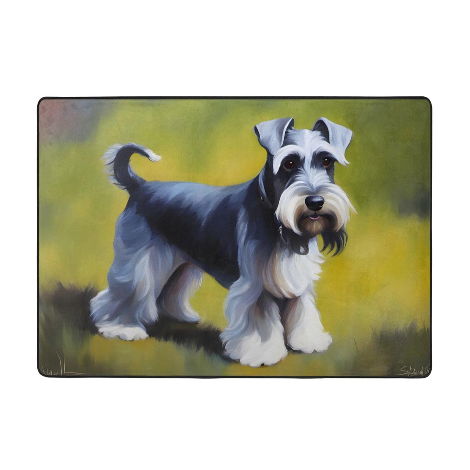 Tapis de couloir et salon schnauzer BROLEO pour habiller et proteger le sol