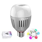 Aputure Accent B7c LED Smart Bulb 7W RGBWW,2000k-10000k Bi Color,CCT/HSI/FX Mode,App Control Built-in Battery, E26/E27 Socket